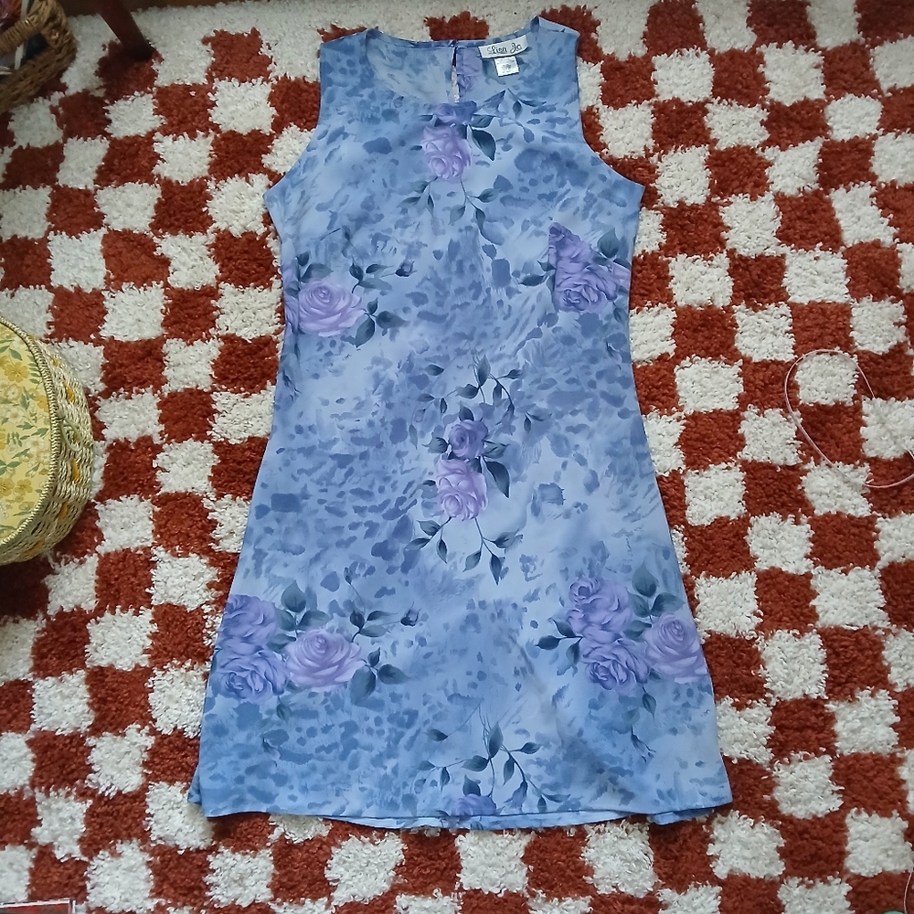 Vintage 90s Floral Mini Dress